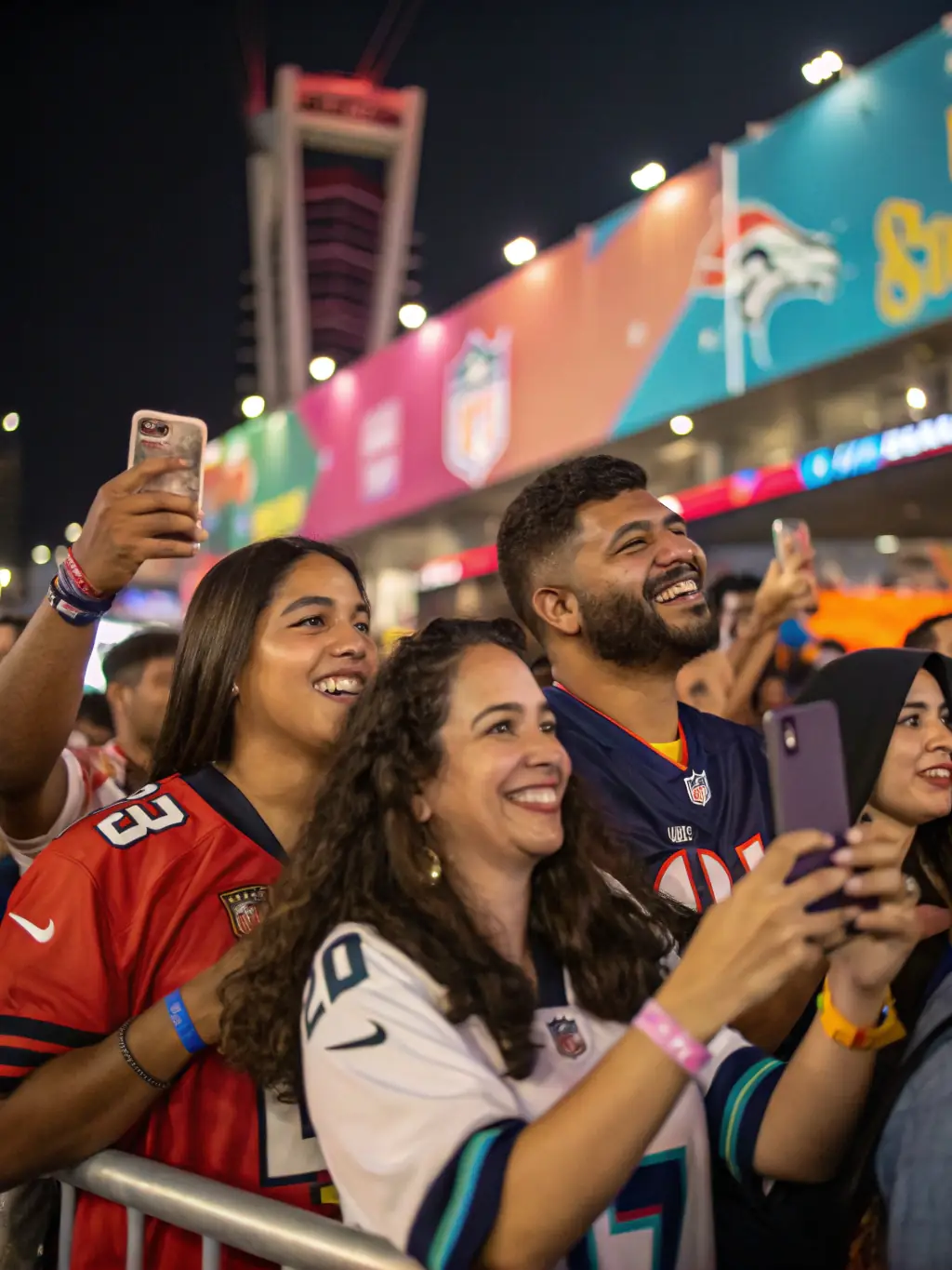An image showing a diverse group of sports fans excitedly watching a game on multiple devices, all logged into the Bet7k platform, highlighting the wide appeal and community aspect.