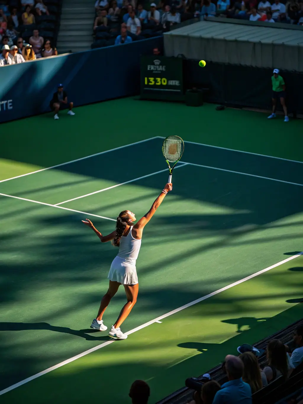 A close-up image of a tennis match, focusing on the intensity and precision of the sport, highlighting tennis betting on Bet7k.